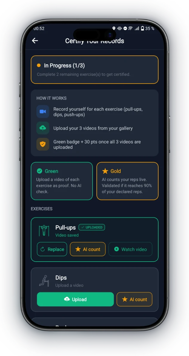 Onbars app screenshot